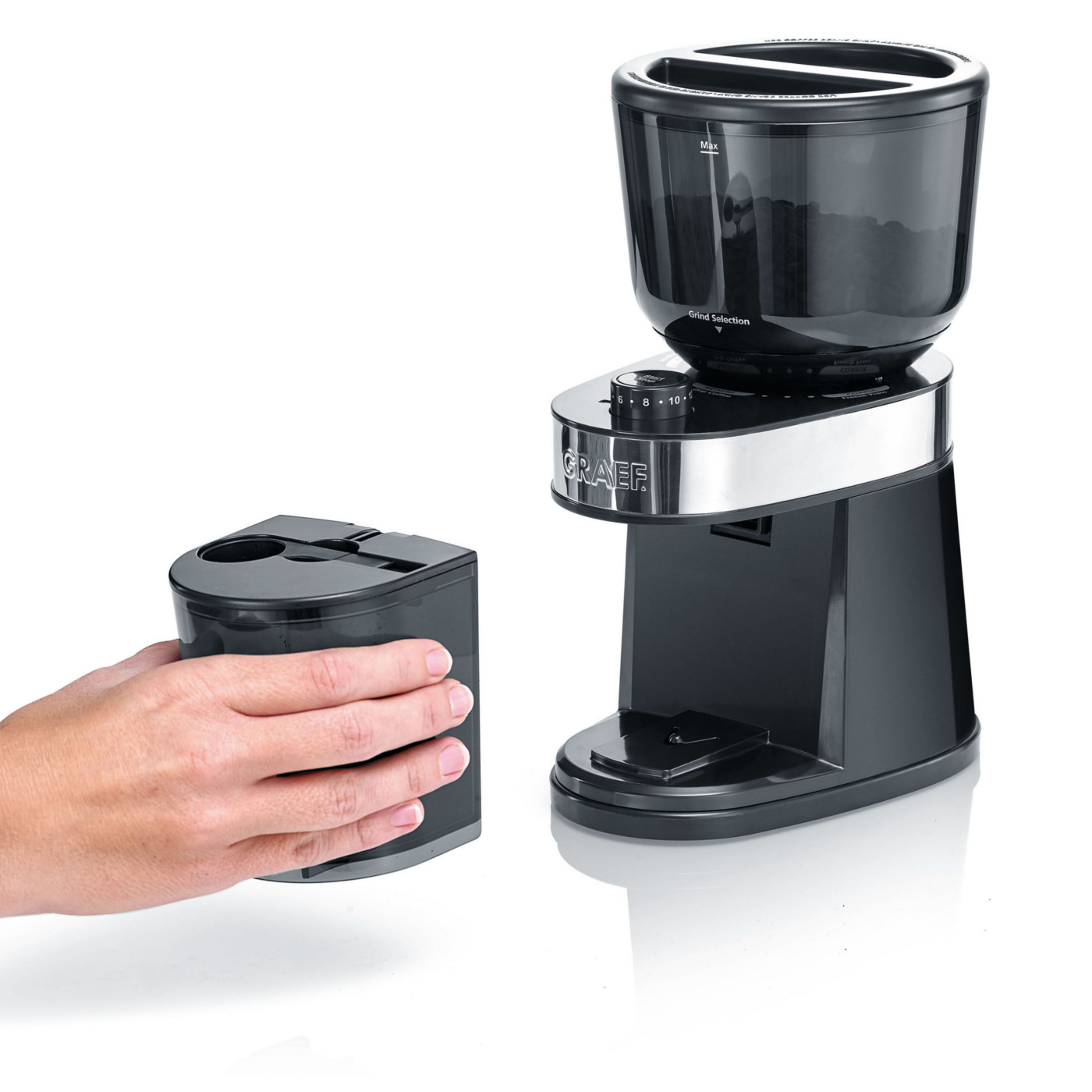 Order now our Coffee grinder CM202 GRAEF