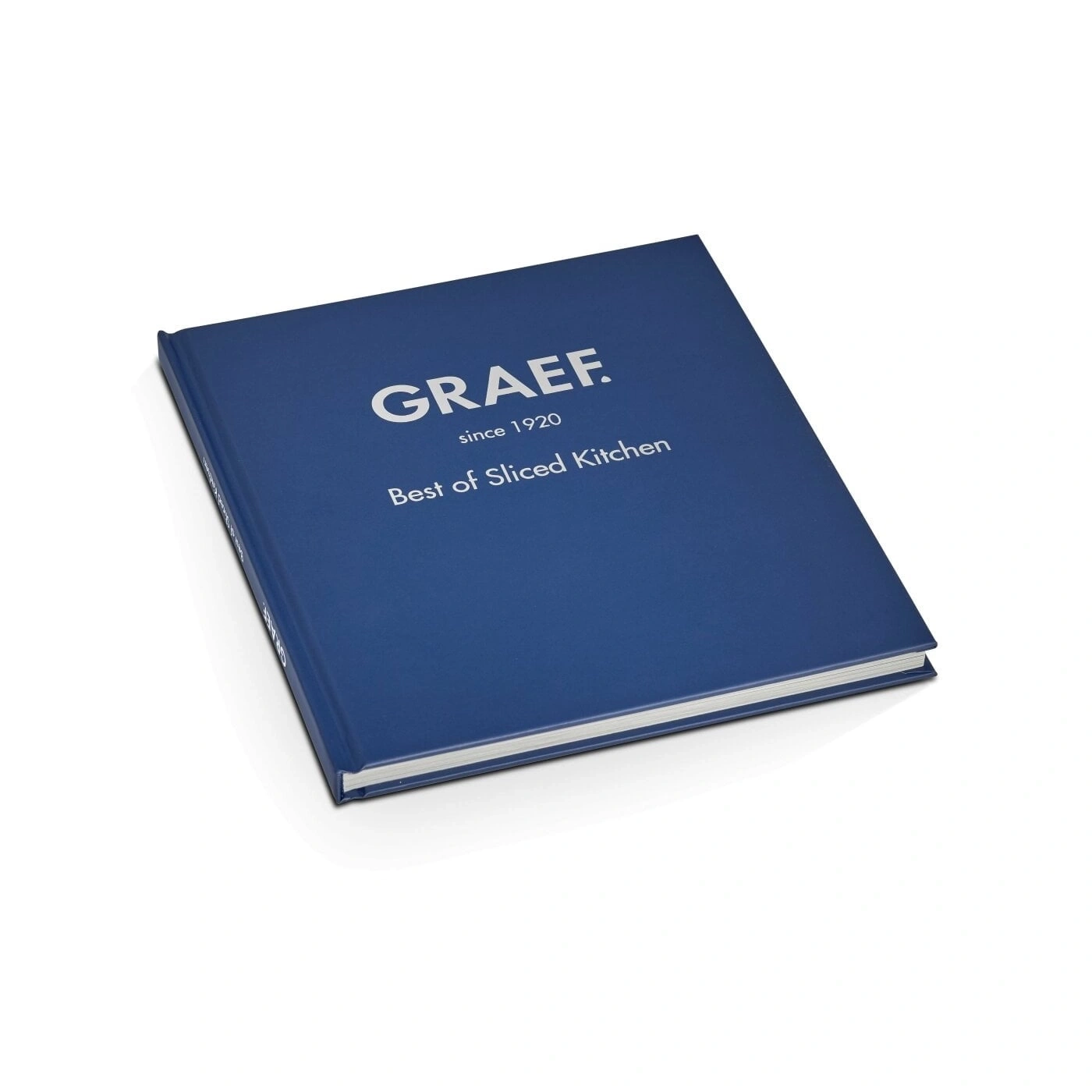 Blaues Buch mit dem Text GRAEF, seit 1920, Best of Sliced Kitchen