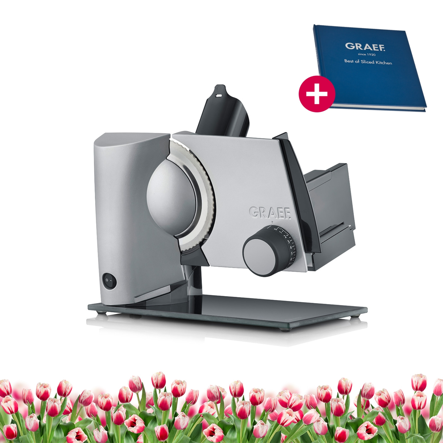 Trancheuse universelle S32100, argent y compris l'accessoire MiniSlice