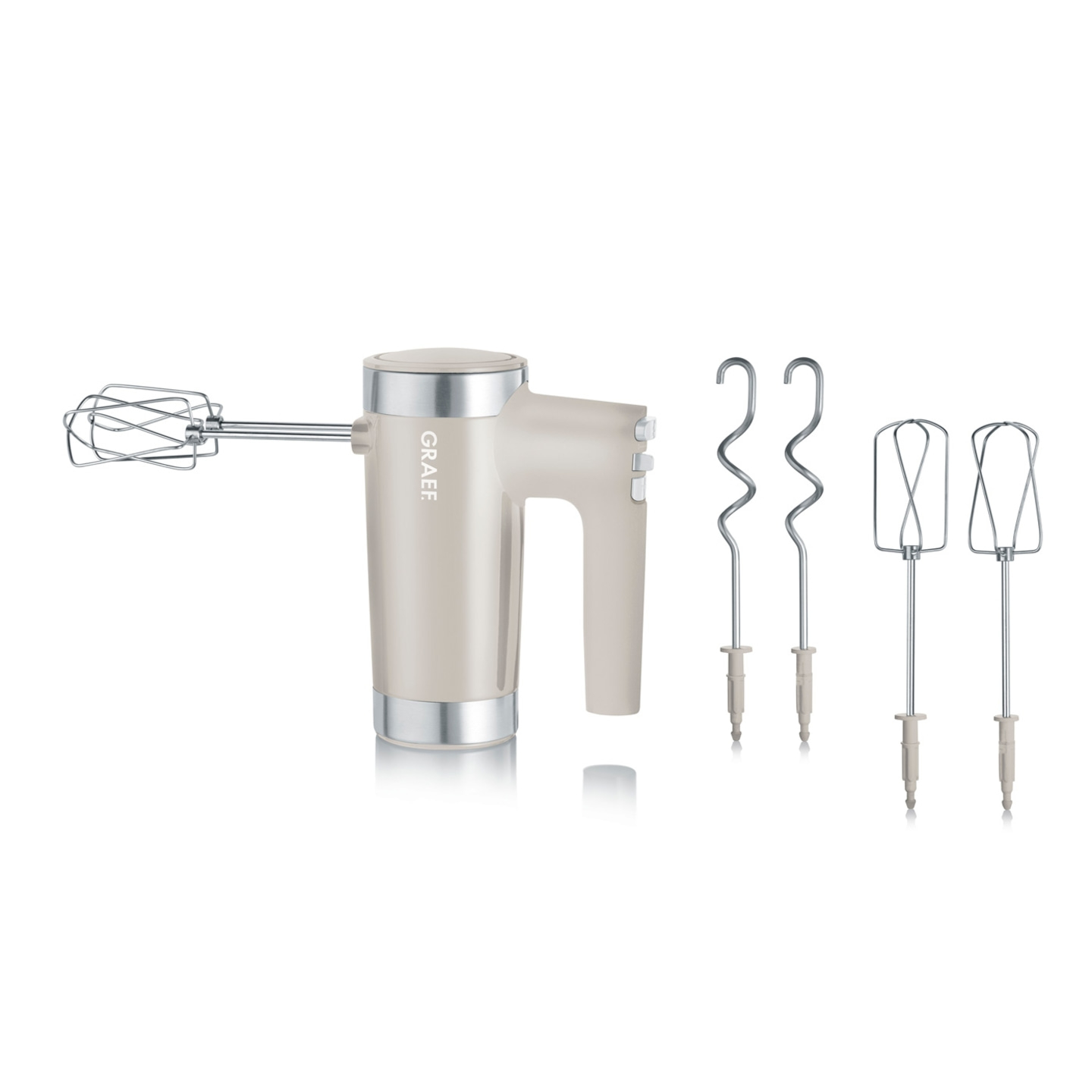 Handmixer HM508, taupe Das Arbeitstier für Teig & Co.