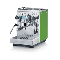 Siebträger-Espressomaschine Estessa Edelstahl / Grün