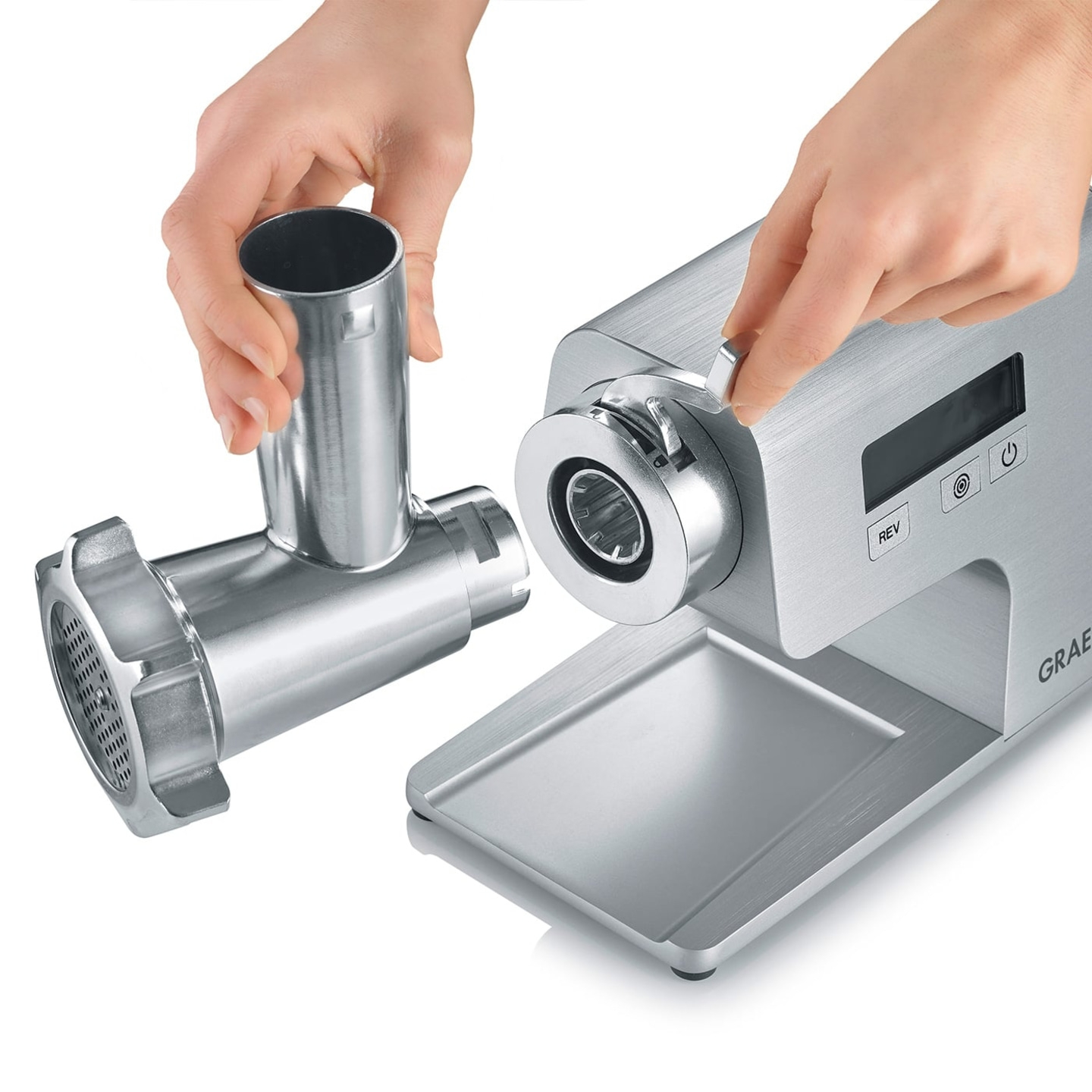 Multiwolf FW 500, silber Der Fleischwolf für Kreative