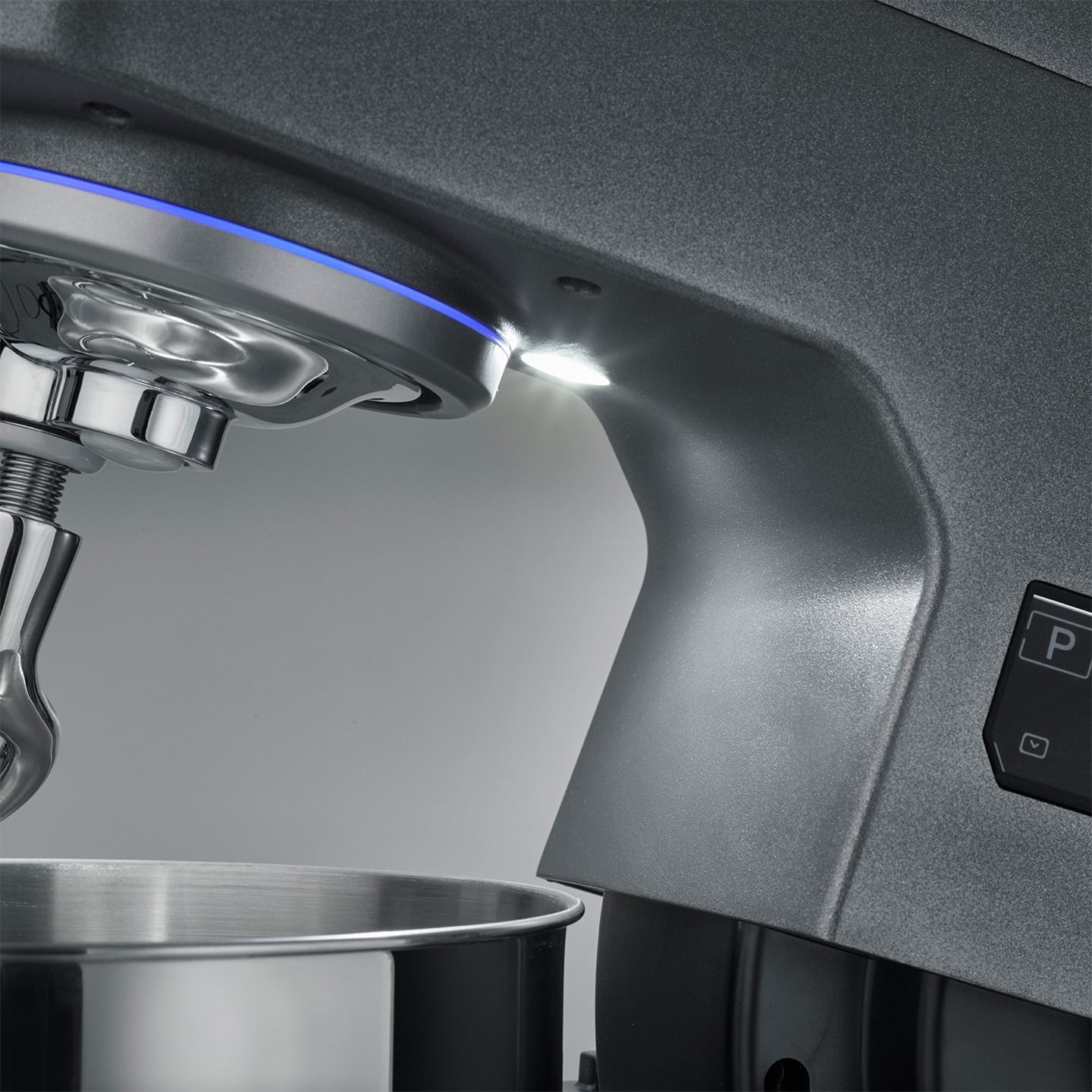 Küchenmaschine MYestro, eisenglimmergrau Mehr Power. Mehr Menge. Mehr GRAEF.