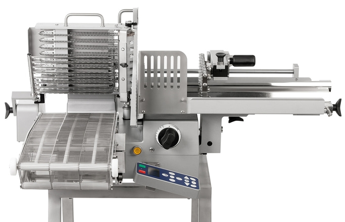 Fleischschneidemaschine, Edelstahl, professionelle Küche, Lebensmittelverarbeitung, Schneidemaschine, Industrie