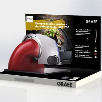 GRAEF Feinschneider SKS 700, Präzision, Qualität, LED-Safety-Control, Handarbeit, Genuss