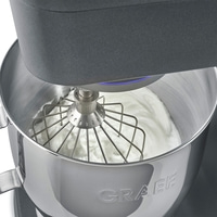 Küchenmaschine MYestro, eisenglimmergrau Mehr Power. Mehr Menge. Mehr GRAEF.