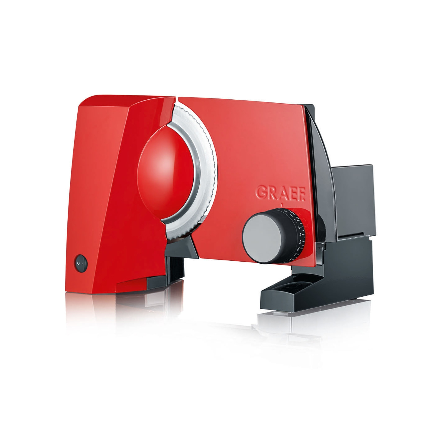 Allesschneider SKS100, rot inkl. Restehalter