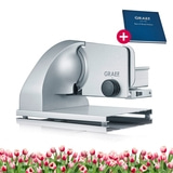 Trancheuse universelle SKS900, titane-argent y compris l'embout combiné PRO