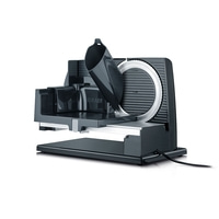 Affettatrice multiuso SKS110, nera incl. attacco combinato