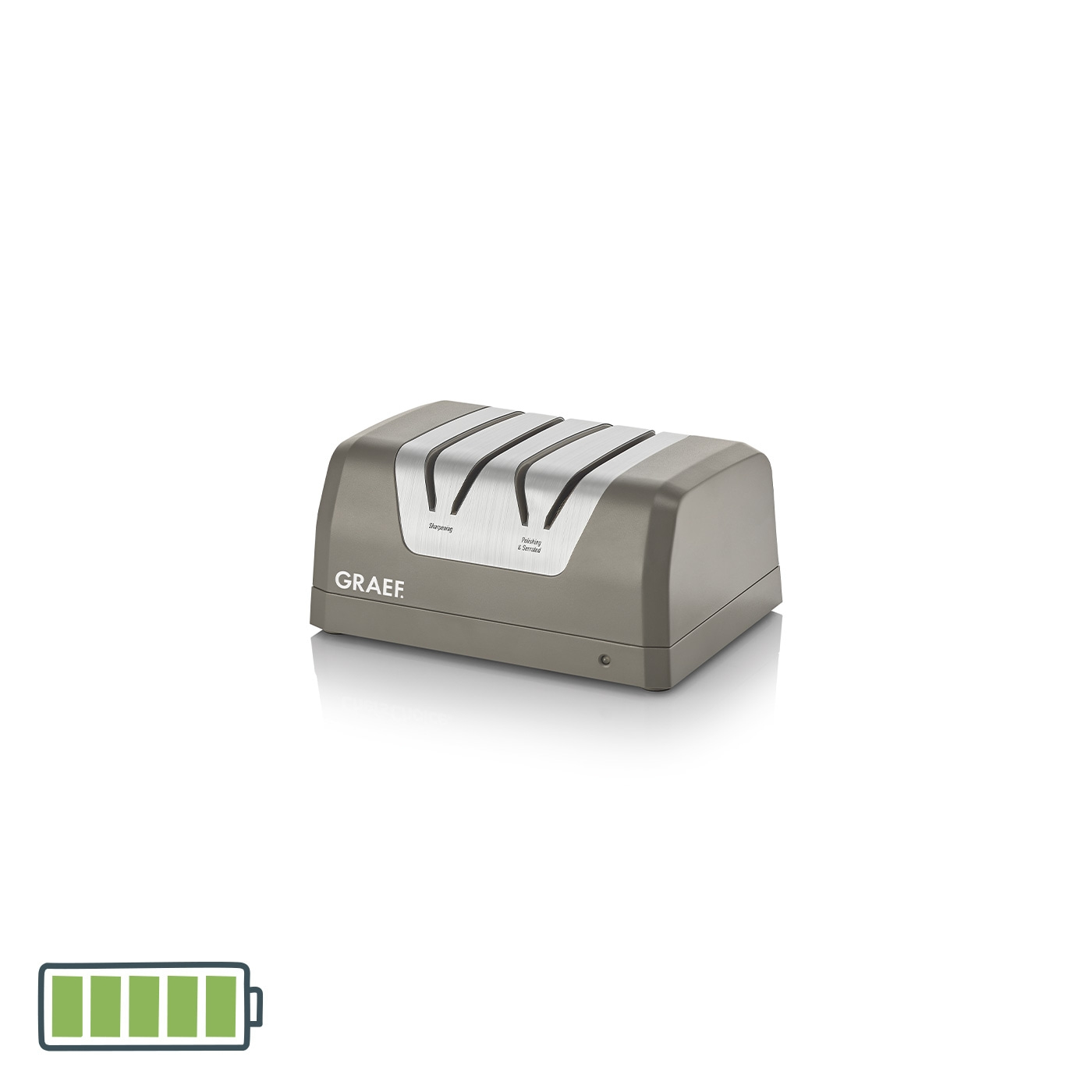 Knife sharpener SG820 Battery-powered, compact & mobile