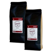 2x 500g Espresso Strong & Warm ganze Bohne (Arabica & Robusta)