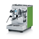 Siebträger-Espressomaschine Estessa Edelstahl / Grün