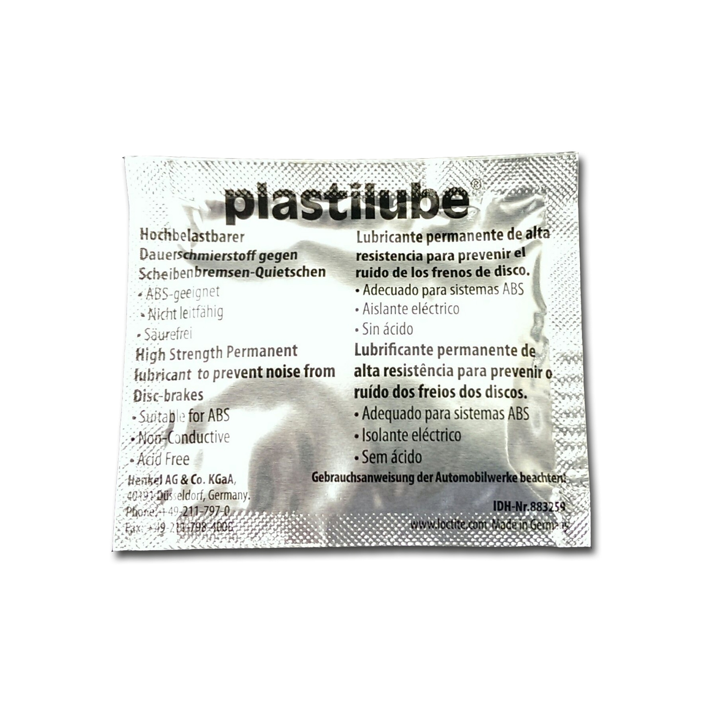 Sachet Plastilube, special lubricant for slicing machines suitable for SKS 900, Professional P9/P90
