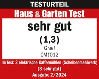 Kaffeemühle CM1012 extraleise, mit Scheibenmahlwerk