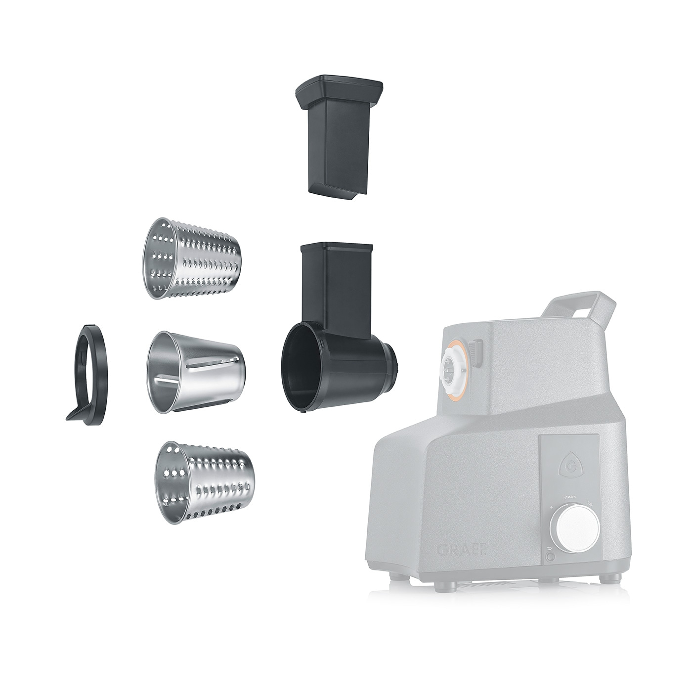Grater-Set for meat grinder FW706 5-piece vegetable grater set