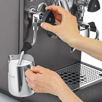 Portafilter espresso machine Estessa stainless steel brushed black