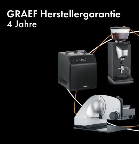GRAEF Herstellergarantie 4 Jahre mit Küchengeräten