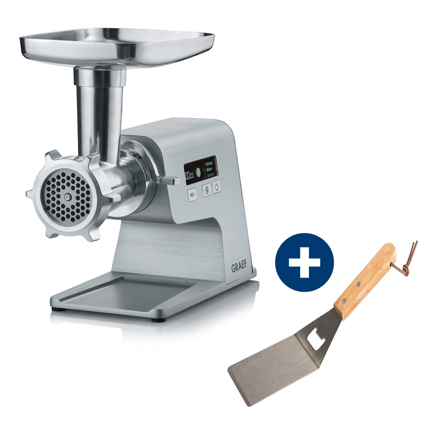 Multiwolf FW500 + Grillgutwender 1088 Der Fleischwolf und Grillgutwender für Kreative