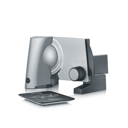 Allesschneider SKS 300, silber inkl. Küchenwaage & Kombi-Aufsatz