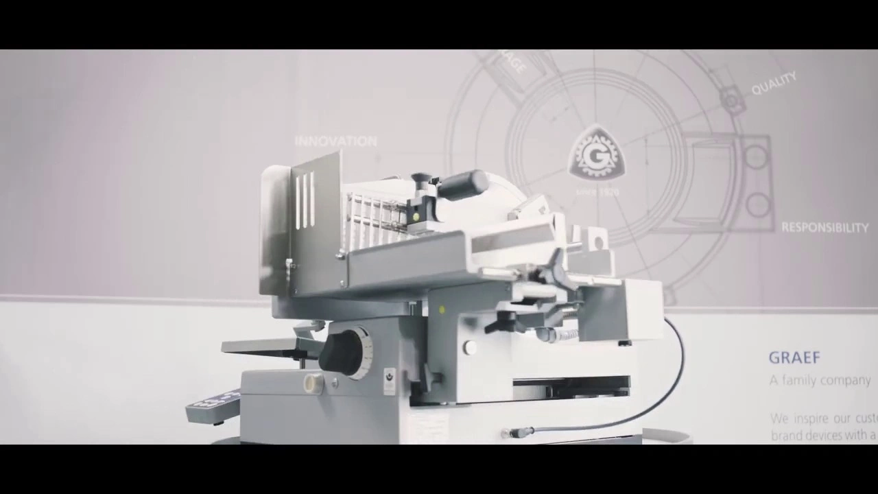 Graef-Schneidemaschine, Innovation, Qualität, Verantwortung, Familienunternehmen, Geräte.