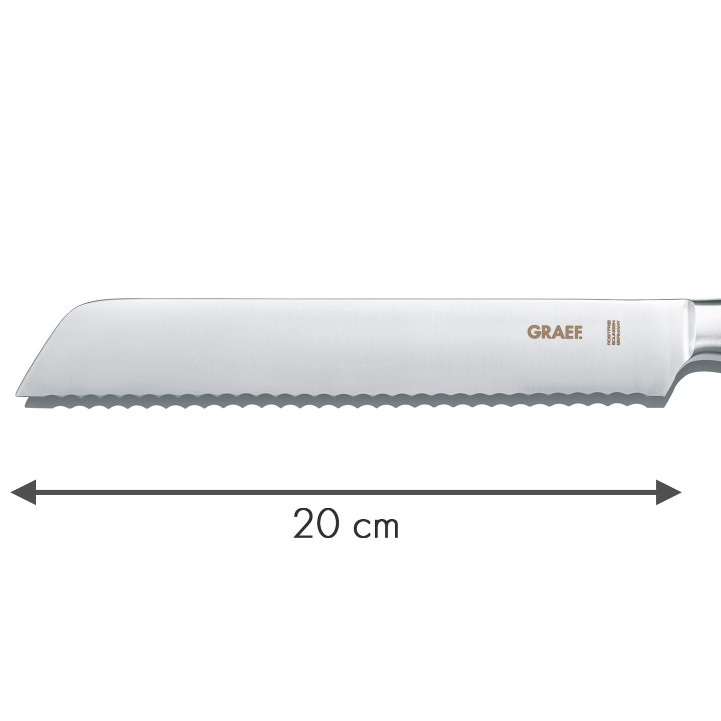 Bread knife KN5054 with 20 cm serrated blade