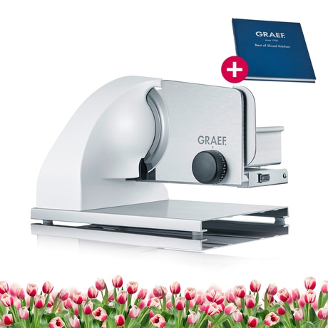 Trancheuse universelle ABSOLUTE, blanc y compris l'accessoire-Combi PRO