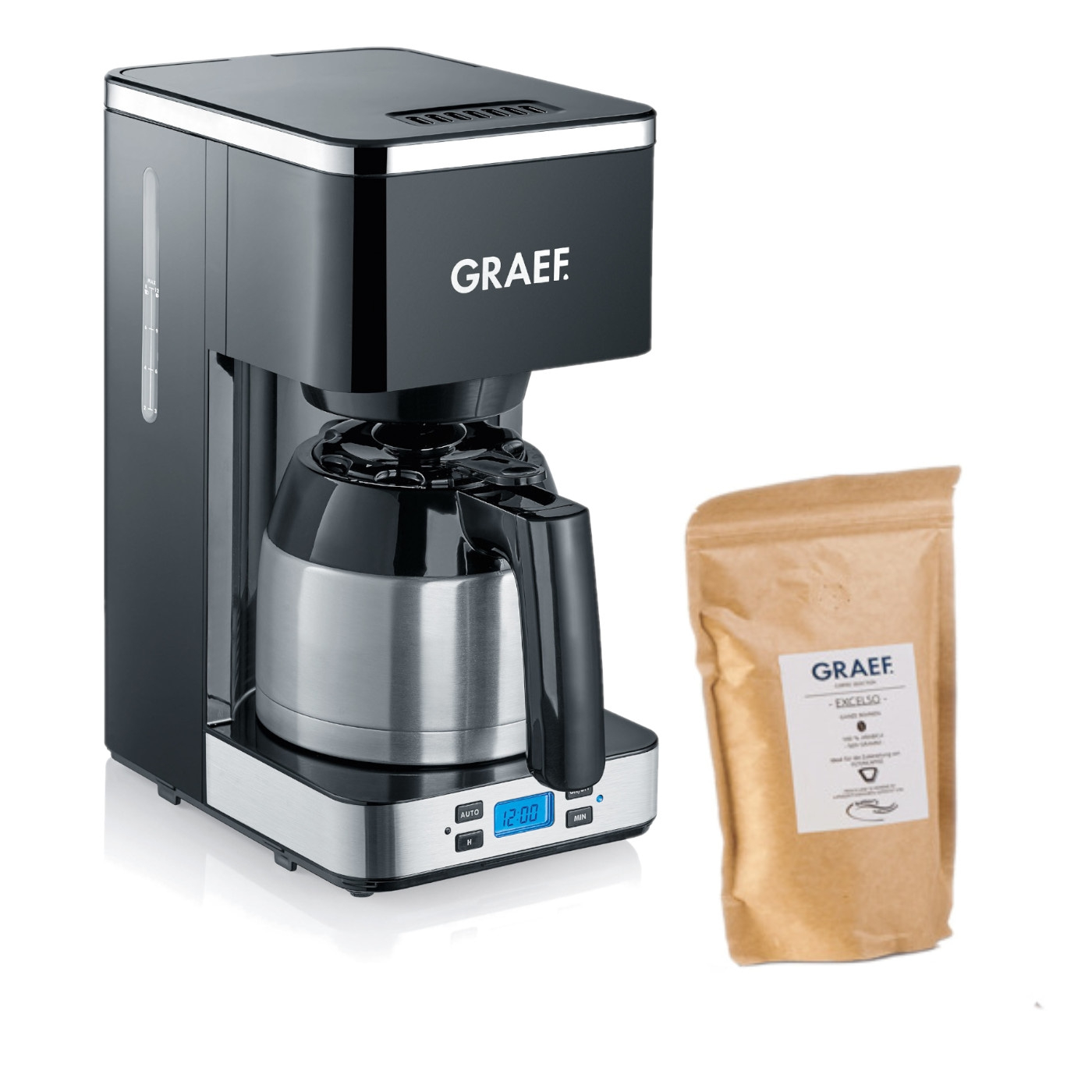 Filterkaffeemaschine FK512 inkl. Kaffeebohnen EXCELSO Das praktische Kaffeeset