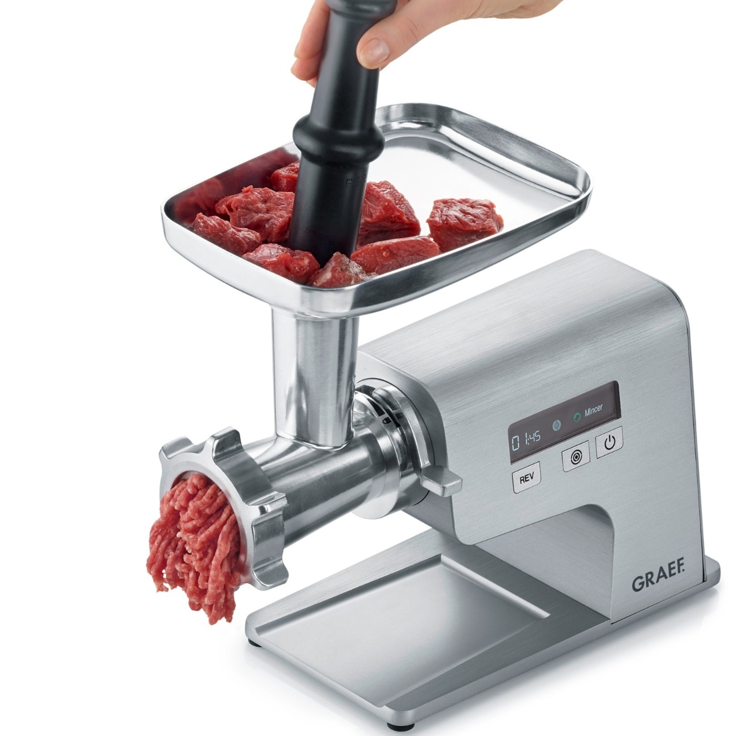 Multiwolf FW 500, silber Der Fleischwolf für Kreative