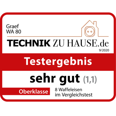 Graef WA 80, Technik zu Hause, very good test result (1.1), top class, 9/2020