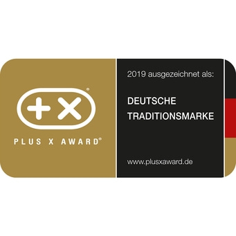 Plus X Award 2019 recognized as German traditional brand