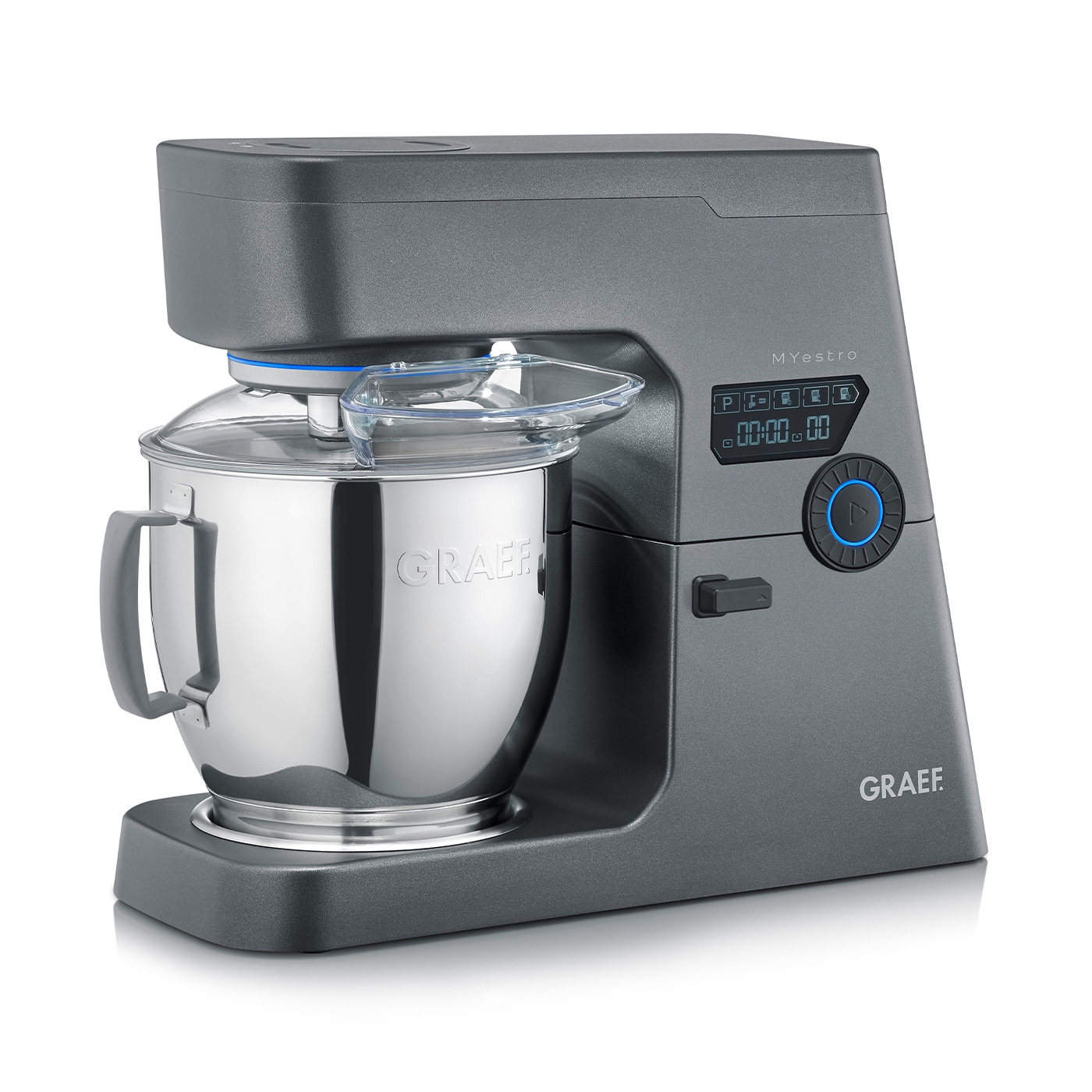 Küchenmaschine MYestro, eisenglimmergrau Mehr Power. Mehr Menge. Mehr GRAEF.