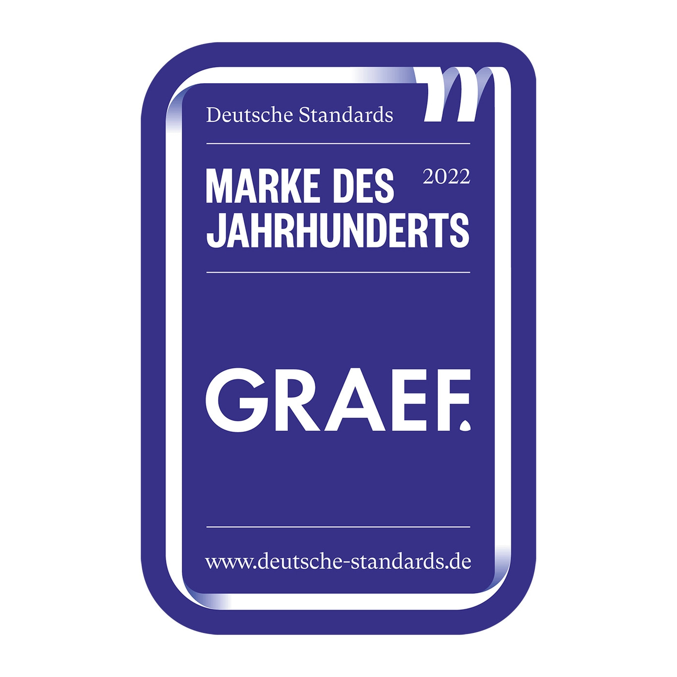 Graef Marke des Jahrhunderts 2022, deutsche-standards.de