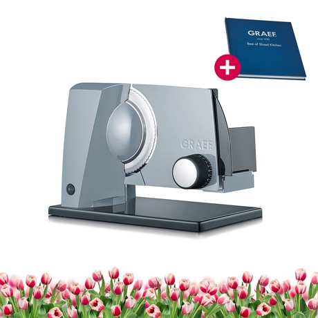 Affettatrice multiuso SKS110, grigia incl. attacco combinato