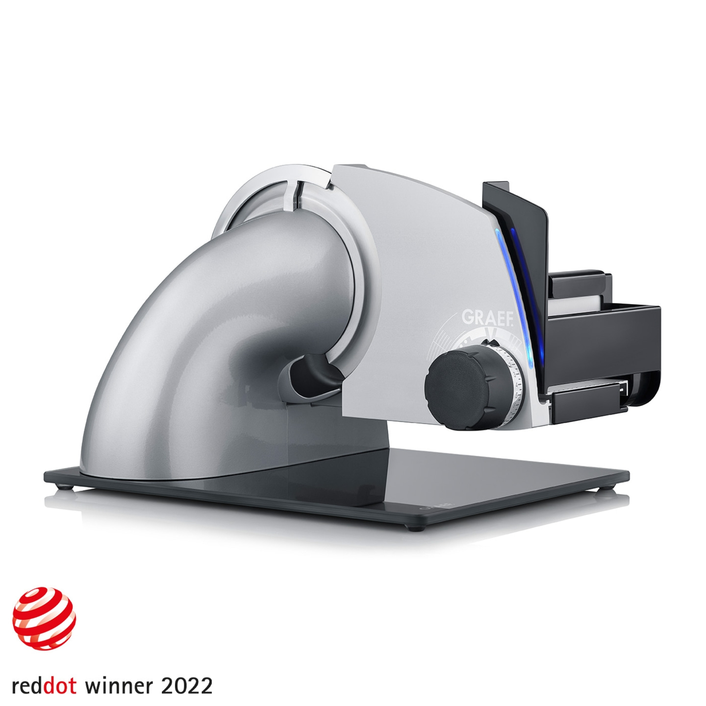 Allesschneider ULTIMATE, silber mit Sicherheit präzise