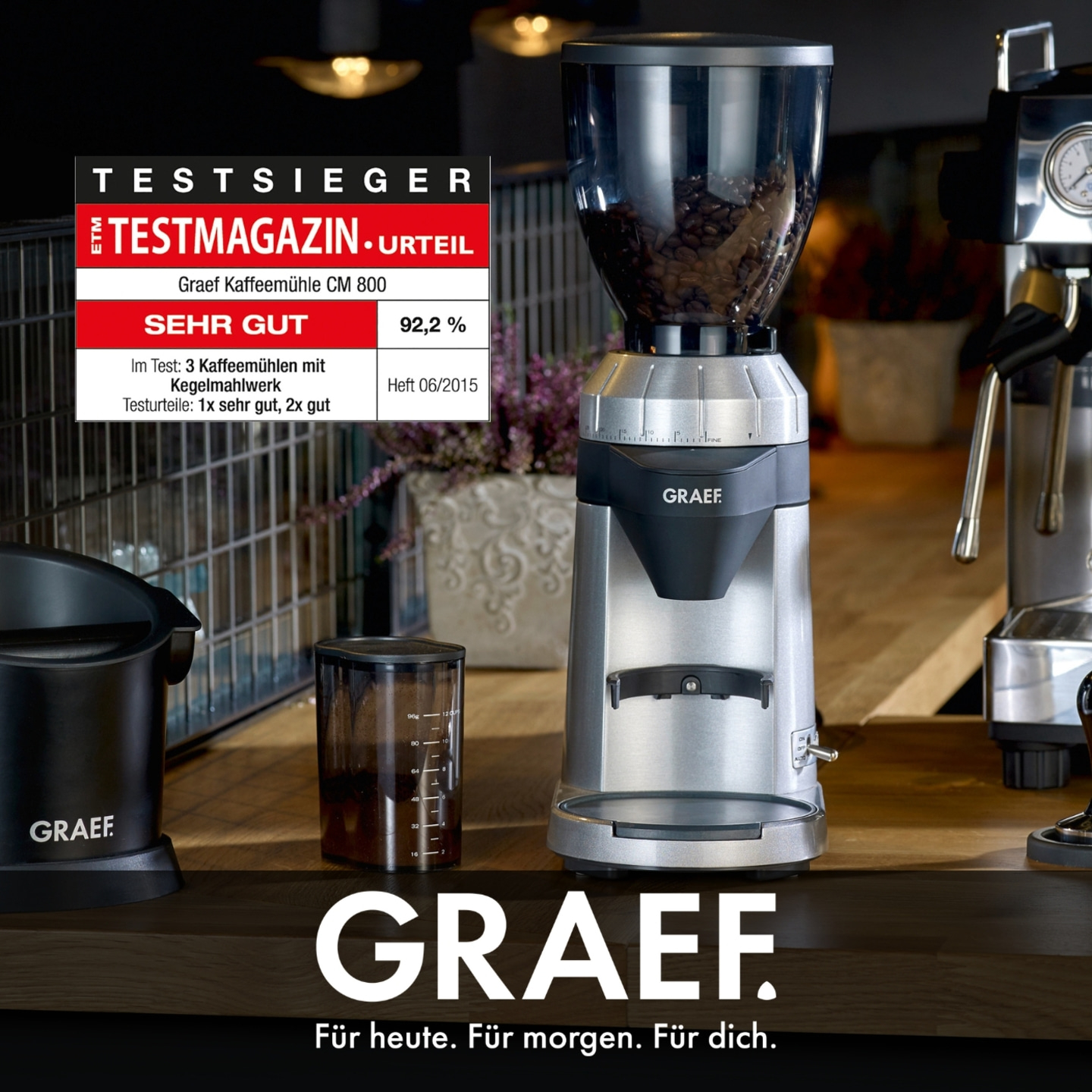 Coffee grinder CM800 The test winner coffee grinder!