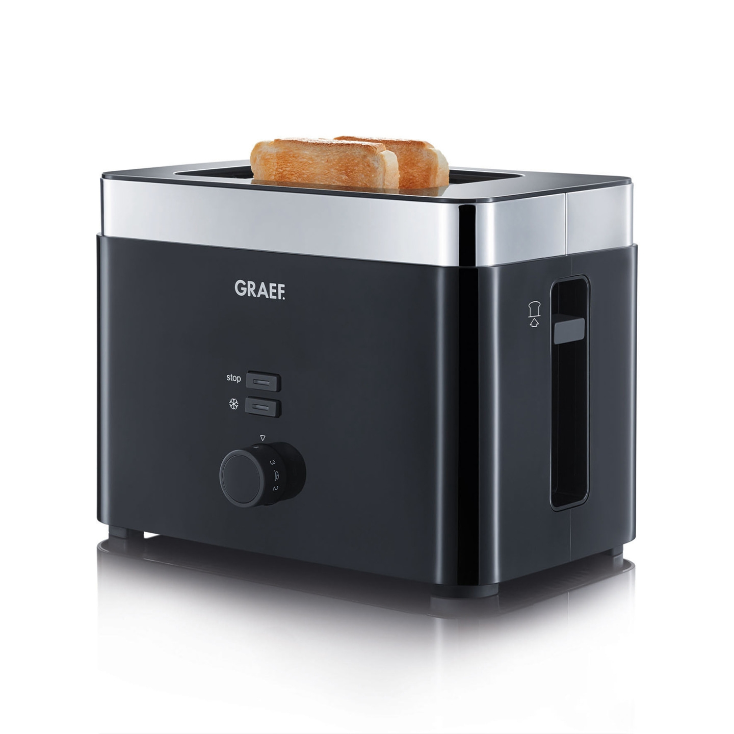 Toaster TO62 kompakt, für 2 Scheiben Toast