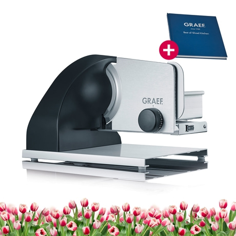 Trancheuse universelle ABSOLUTE, noir-mat y compris l'accessoire-Combi PRO