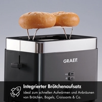 Toaster TO62 kompakt, für 2 Scheiben Toast