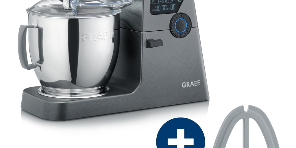 GRAEF Küchenmaschine MYestro KM7016 - 800W Profi Maschine Mit 7L Schüssel