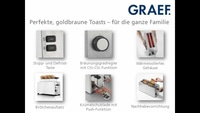 Toaster TO100 4-Slices-toaster, for the whole family
