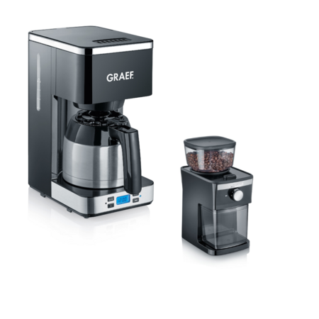 Filterkaffeemaschine FK512 + Kaffeemühle CM252 2-teiliges Produktset