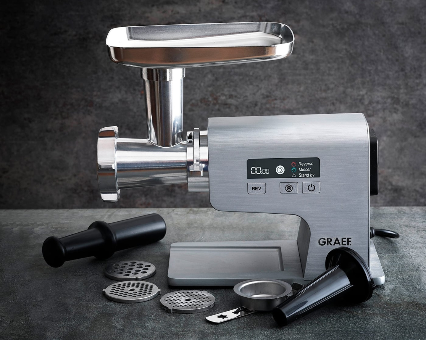 Multiwolf FW 500, silber Der Fleischwolf für Kreative