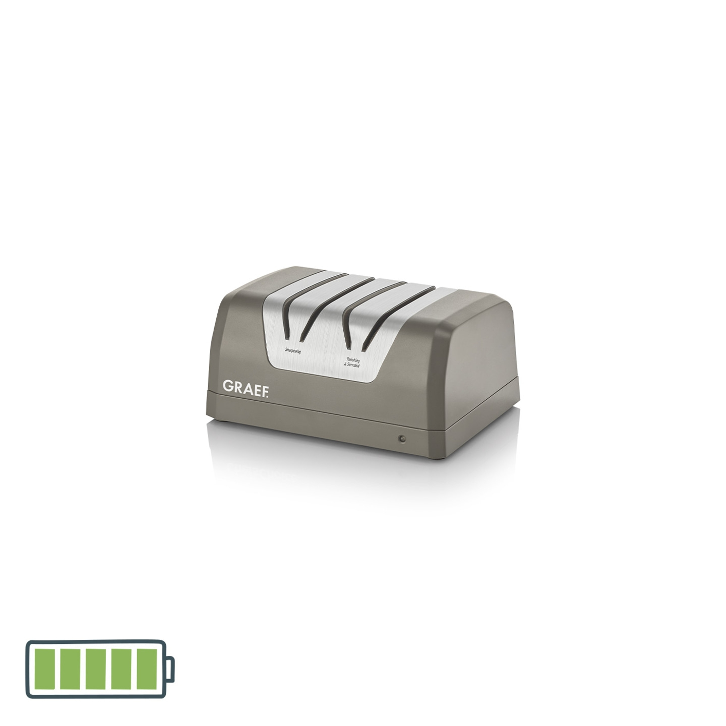 Knife sharpener SG820 Battery-powered, compact & mobile
