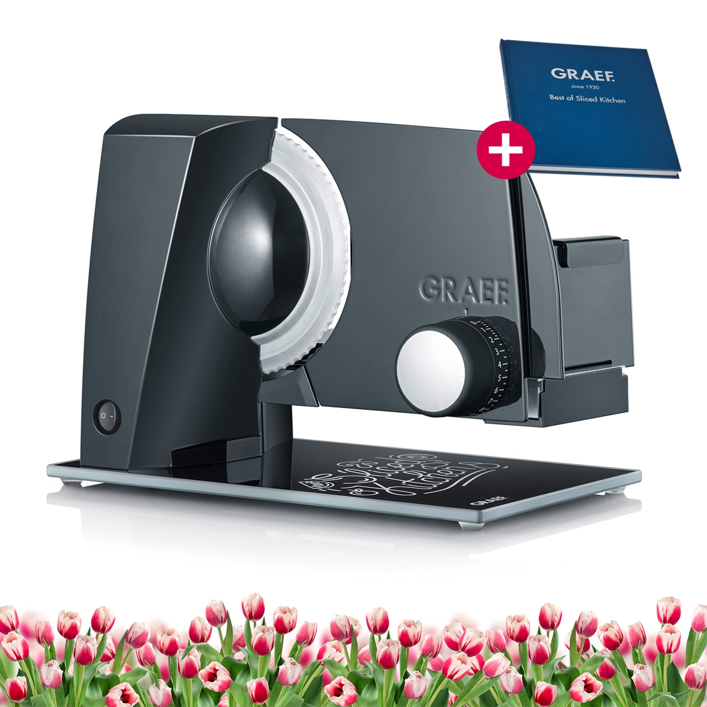 Trancheuse universelle S12002, noir maintenant avec accessoire MiniSlice