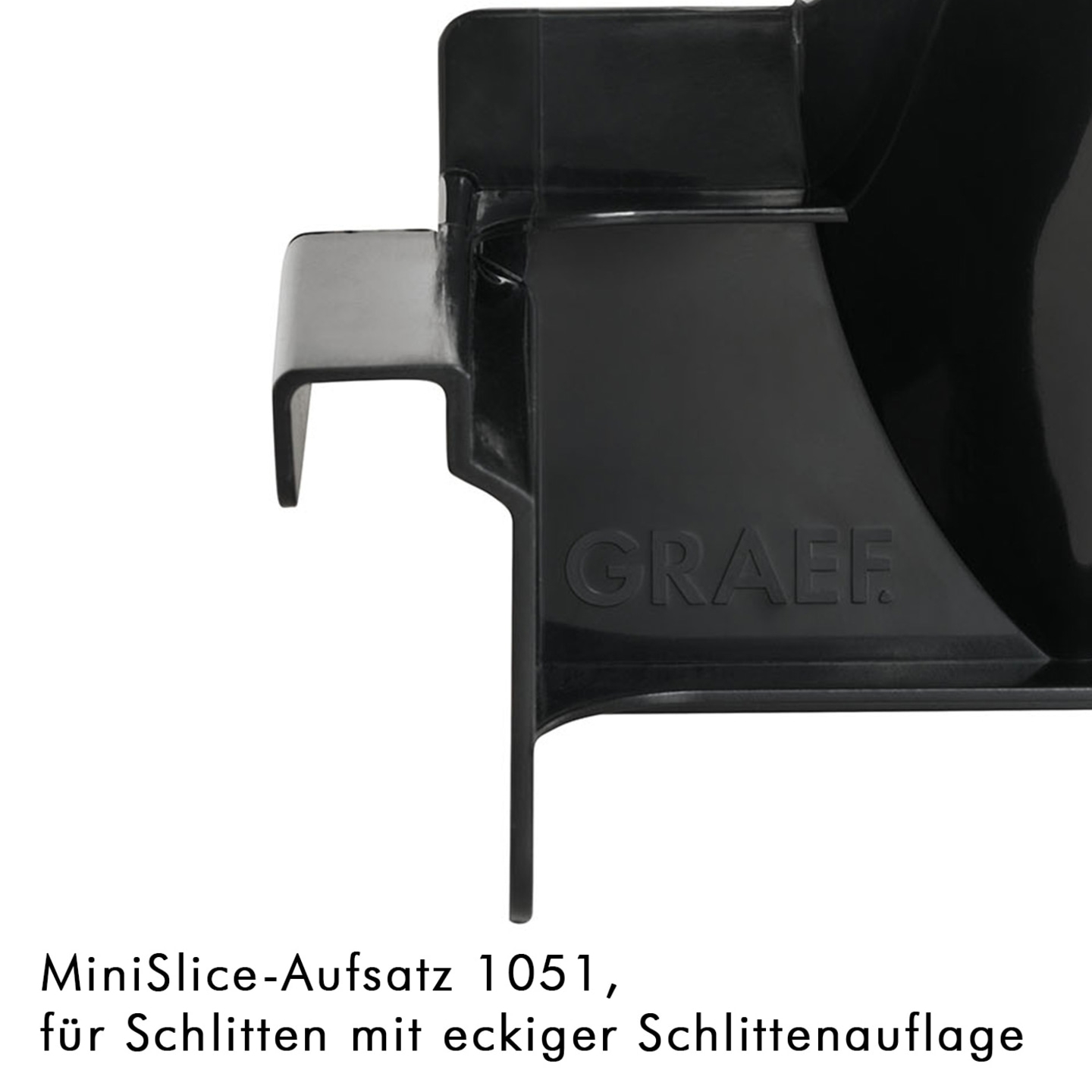 MiniSlice attachment for slicing machines With angular carriage support
