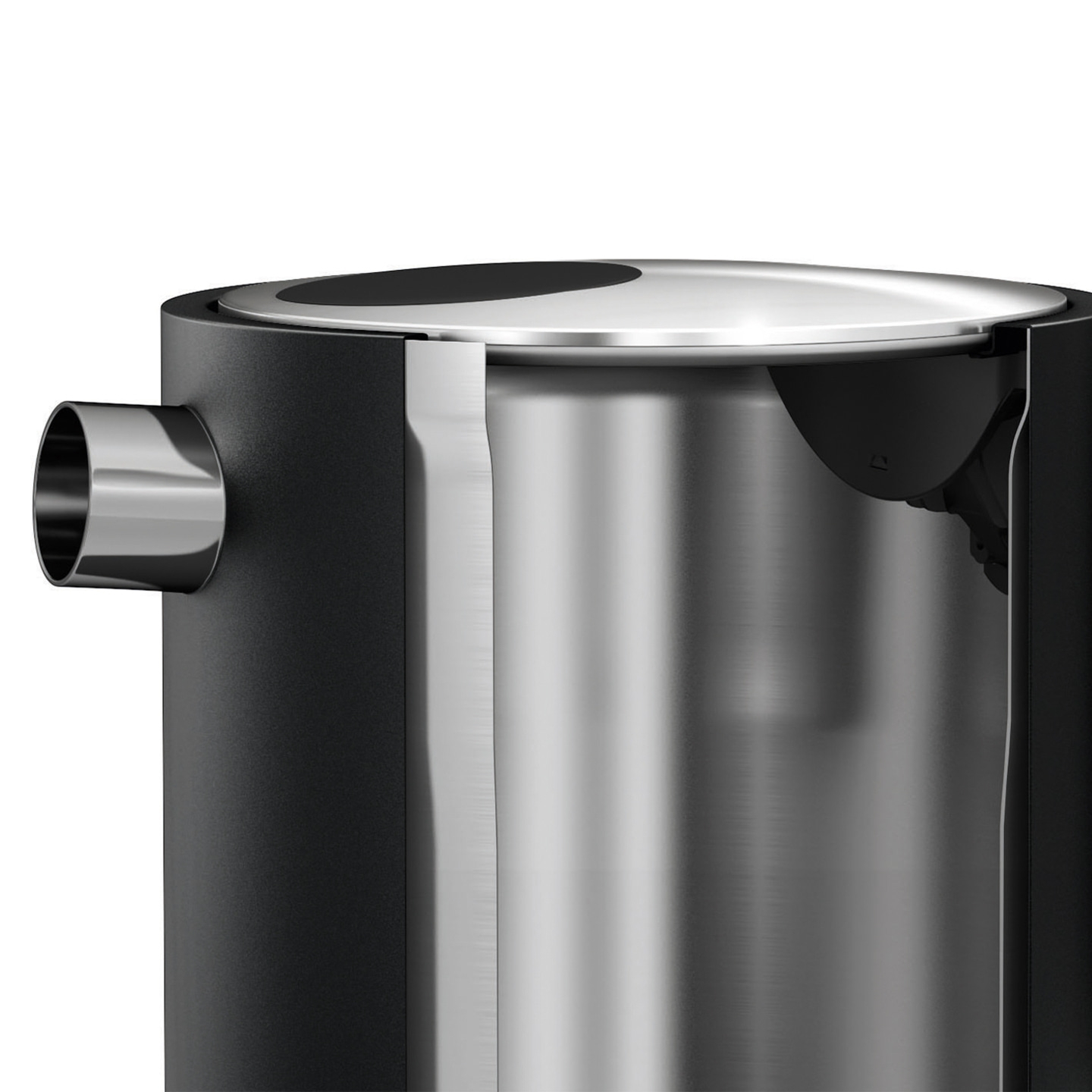 Bouilloire électrique en acier inoxydable WK902 1,2 litres, avec réglage de la température