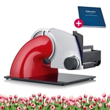 Affettatrice multiuso SKS700, rosso rubino incl. Accessorio-Combi PRO