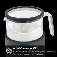 Glas-Milchaufschäumer MS902 Induktion, 6 Programme