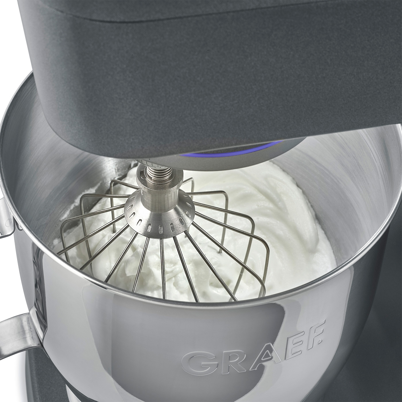 Küchenmaschine MYestro, eisenglimmergrau Mehr Power. Mehr Menge. Mehr GRAEF.