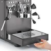 Portafilter espresso machine Estessa stainless steel brushed black